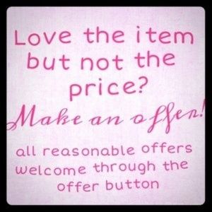 REASONABLE OFFERS WELCOME!